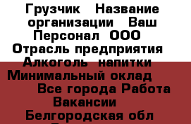 Грузчик › Название организации ­ Ваш Персонал, ООО › Отрасль предприятия ­ Алкоголь, напитки › Минимальный оклад ­ 17 000 - Все города Работа » Вакансии   . Белгородская обл.,Белгород г.